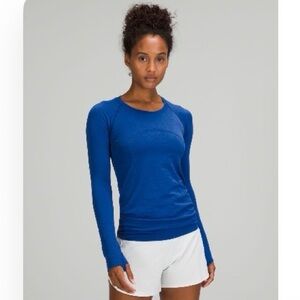 Lululemon Swiftly Tech Long Sleeve size 8 Symphony Blue